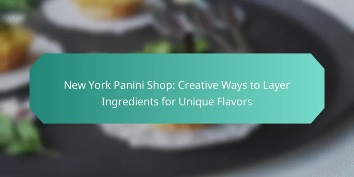 New York Panini Shop: Creative Ways to Layer Ingredients for Unique Flavors