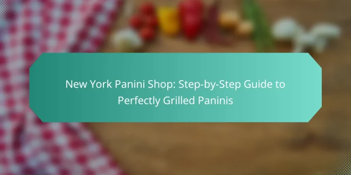 New York Panini Shop: Step-by-Step Guide to Perfectly Grilled Paninis