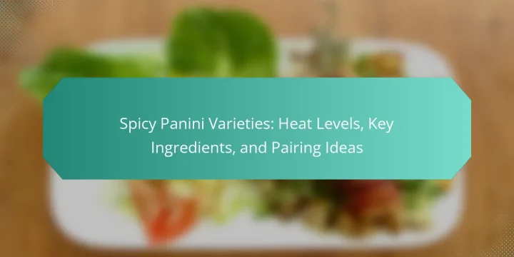 Spicy Panini Varieties: Heat Levels, Key Ingredients, and Pairing Ideas